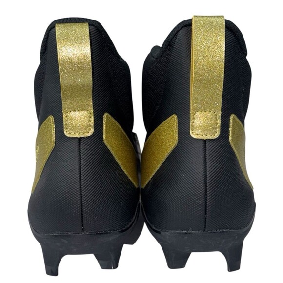 Adidas Mens Size 15 Football Cleats Adizero Chaos Black Metallic Gold ID4821 New main image 8